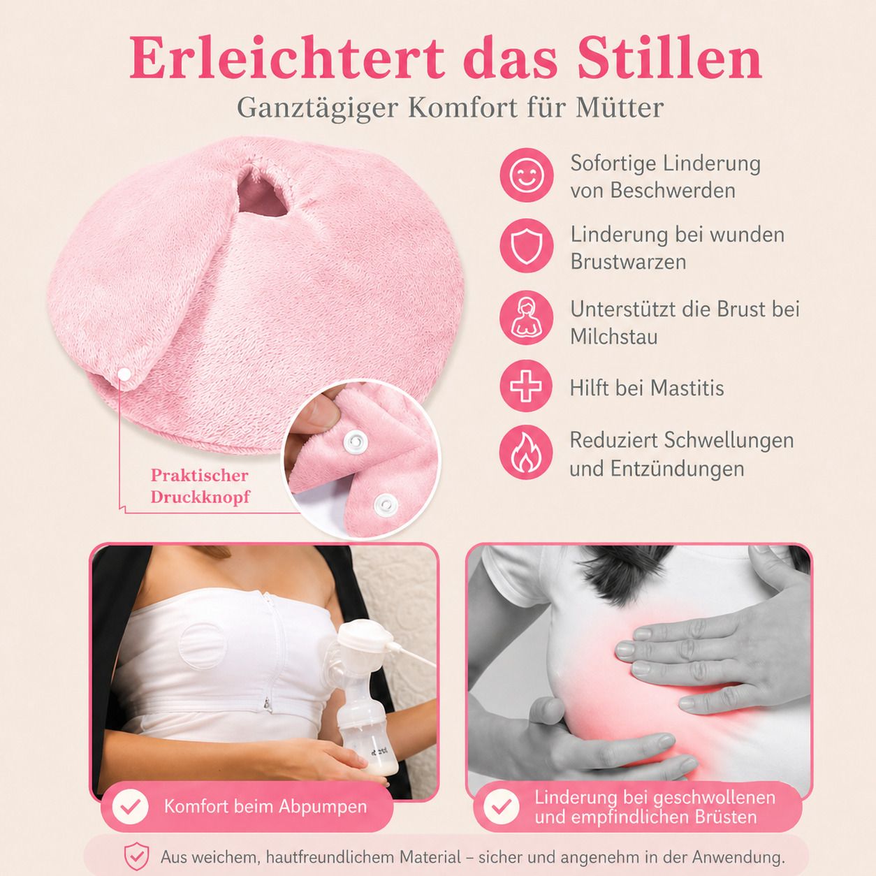 Kühl & Wärmepads, wiederverwendbare Gelkompressen, flexibel & hautfreundlich