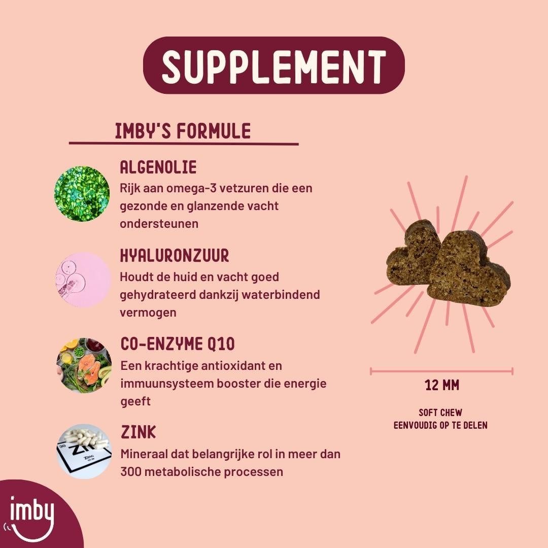 Imby Skin Health - Pflanzliche Kausnacks für Haut und Fell des Hundes