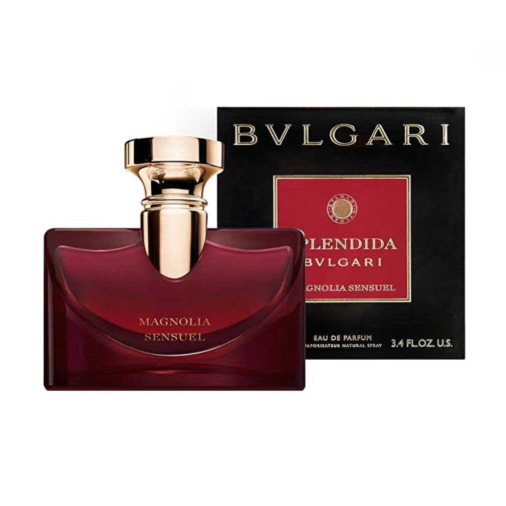 Bvlgari Splendida Magnolia Sensuel Eau de Parfum Flakon und Box.