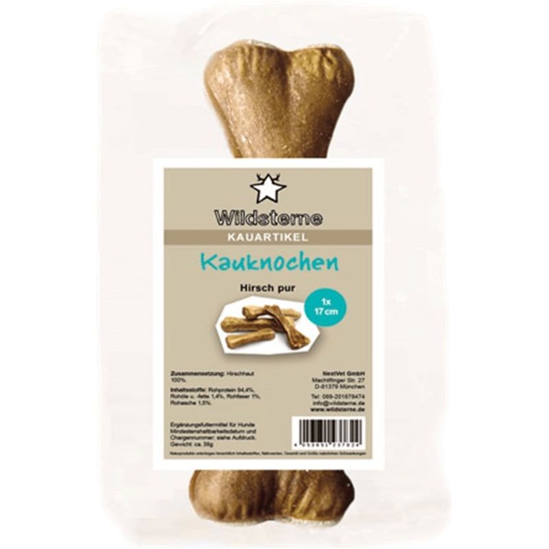 Wildsterne Kauknochen Hirsch pur 0,01 kg