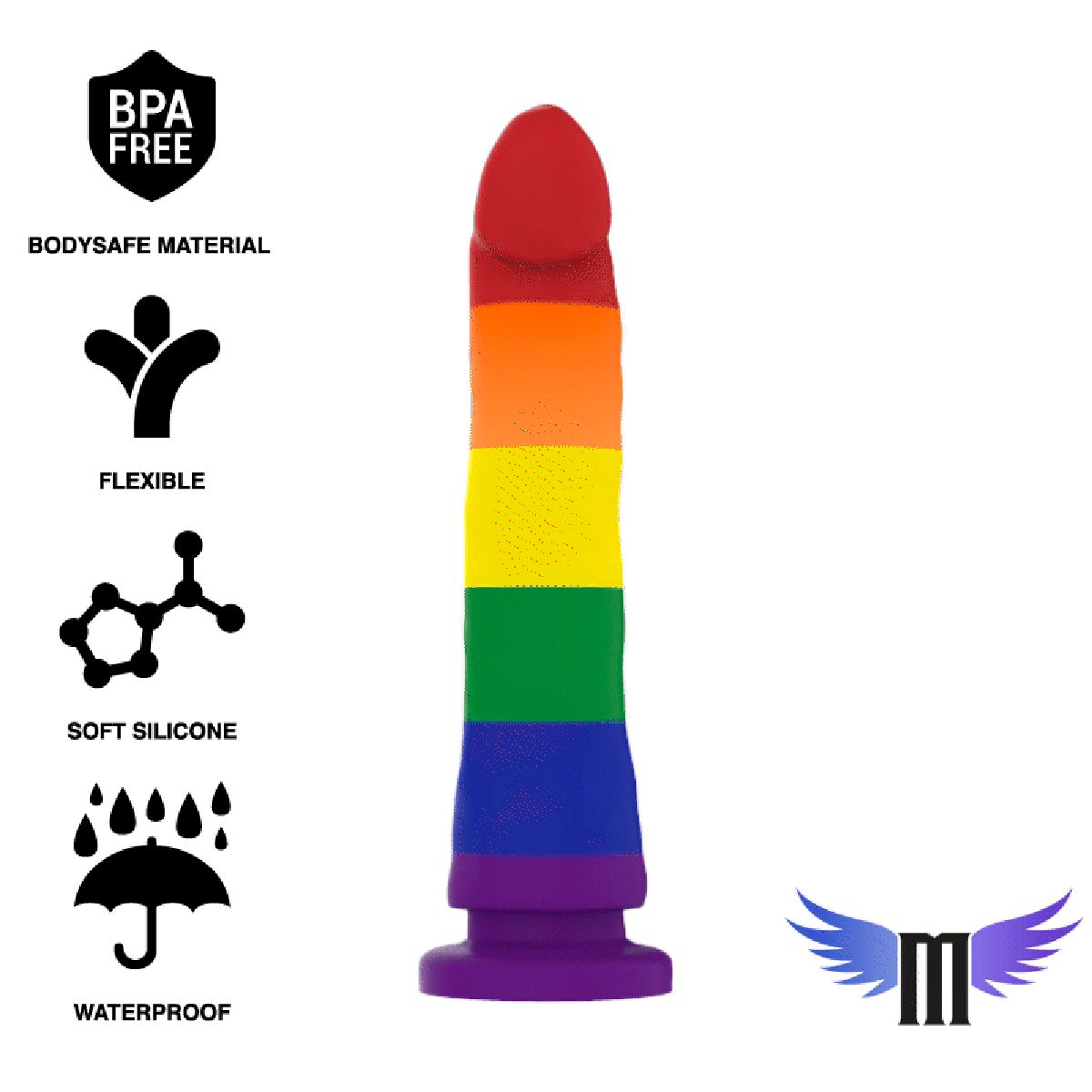 Mythology Fantasy Dildo 'Devon Pride' Größe M 1 St Vibrator