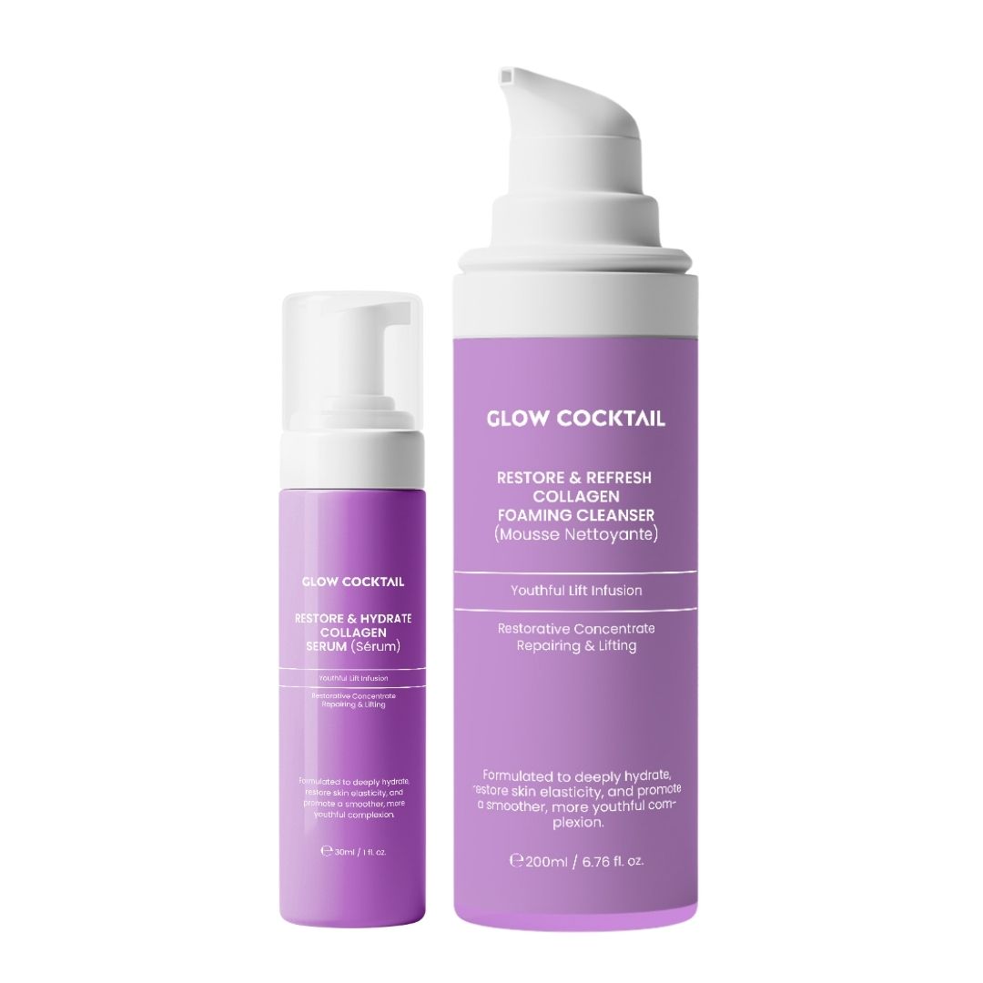 Glow Cocktail Siero ripristinante e idratante + detergente rinfrescante