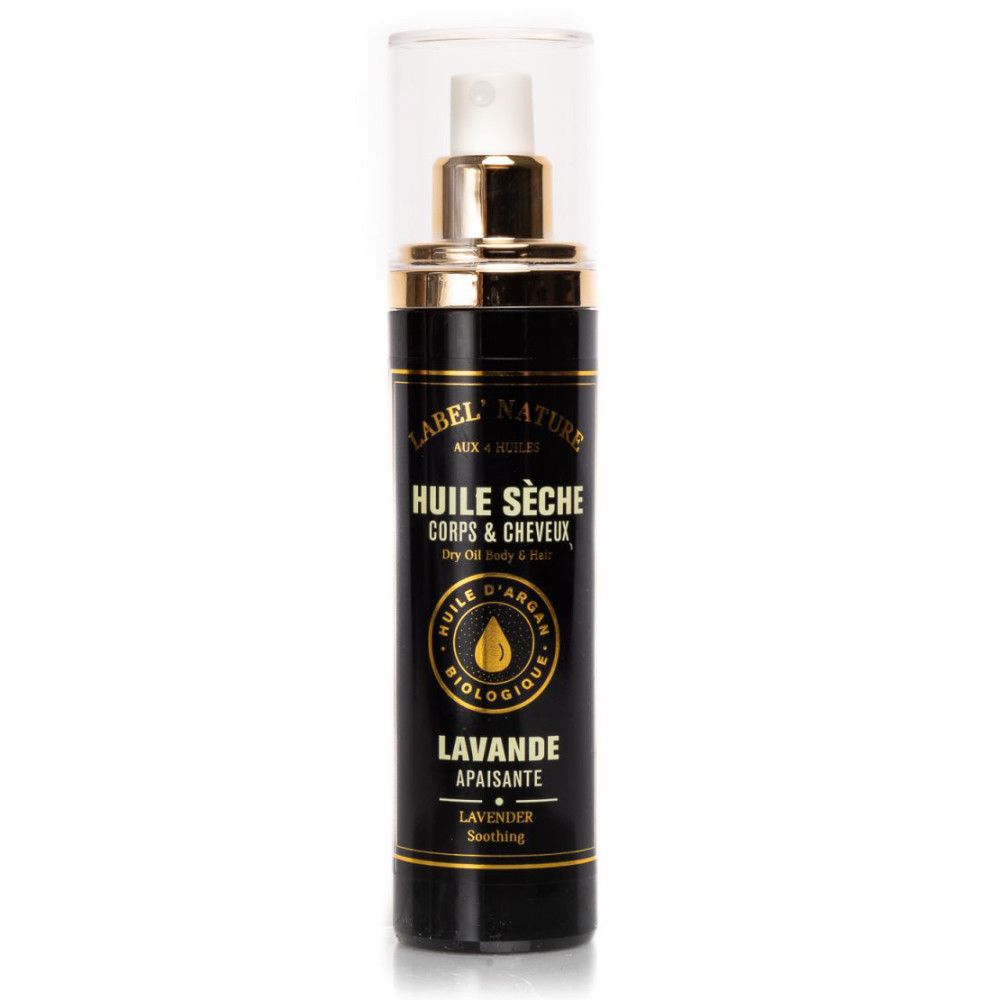 Label Provence Nature - Trockenöl für Körper und Haar - Beruhigender Lavendel