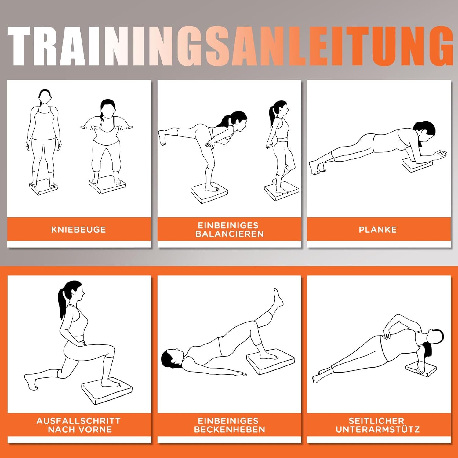DH FitLife XL Balance Pad