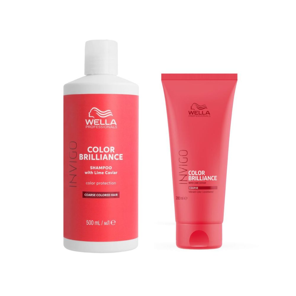 Wella Invigo Color Brilliance Shampoo & Conditioner Coarse Set 500 ml