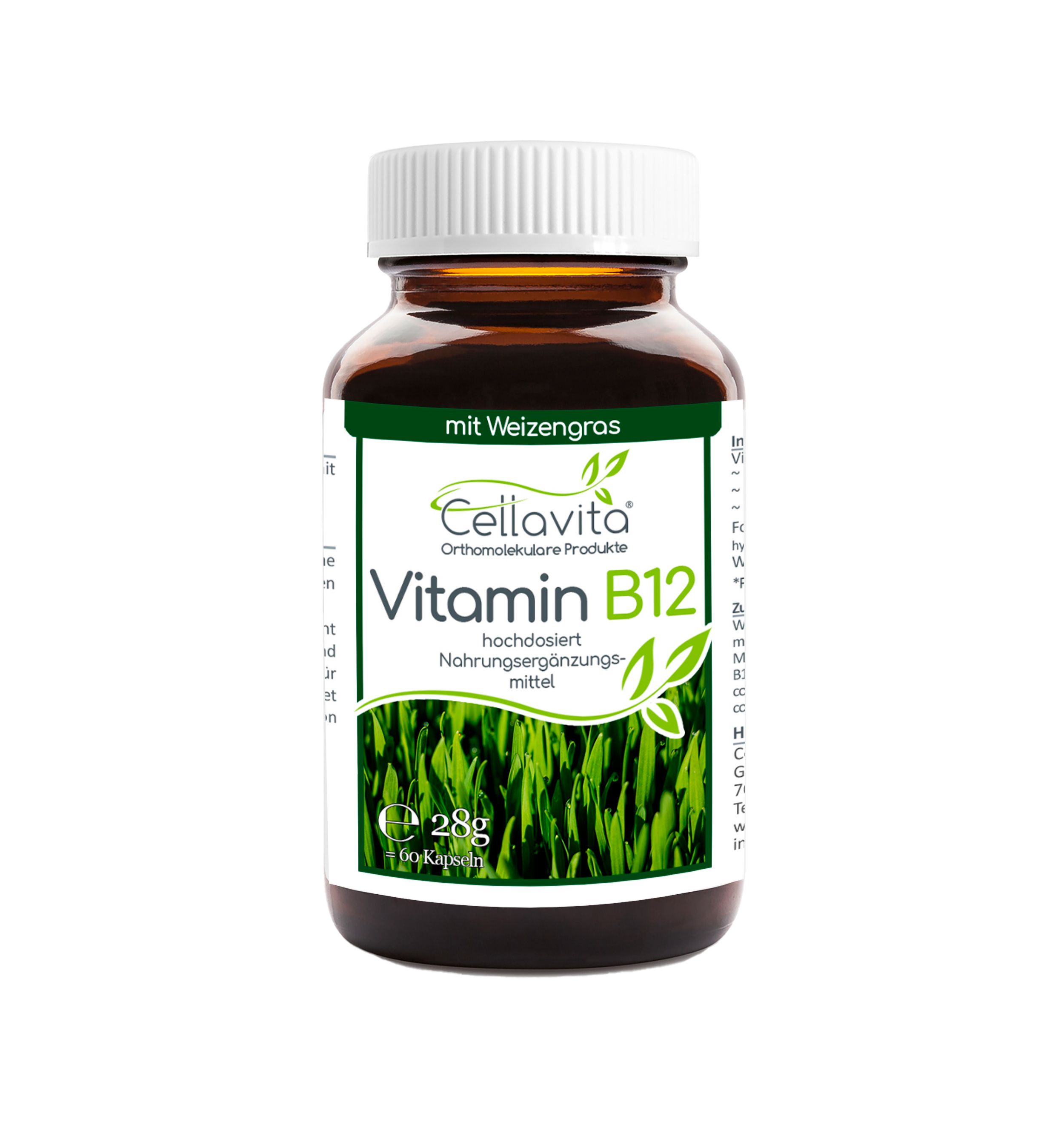 Cellavita - Vitamin B12 hochdosiert Kapseln 28 g