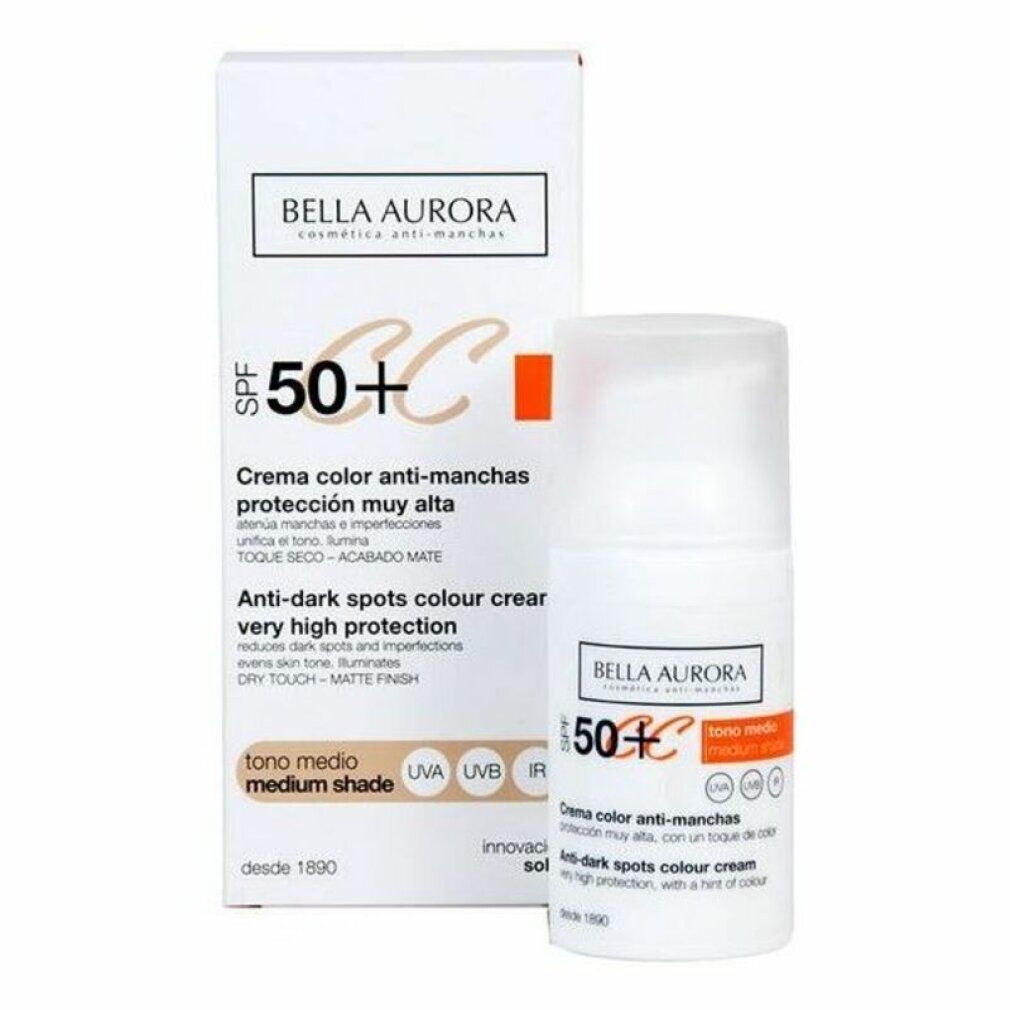 cc cream anti-manchas tono medio SPF50+