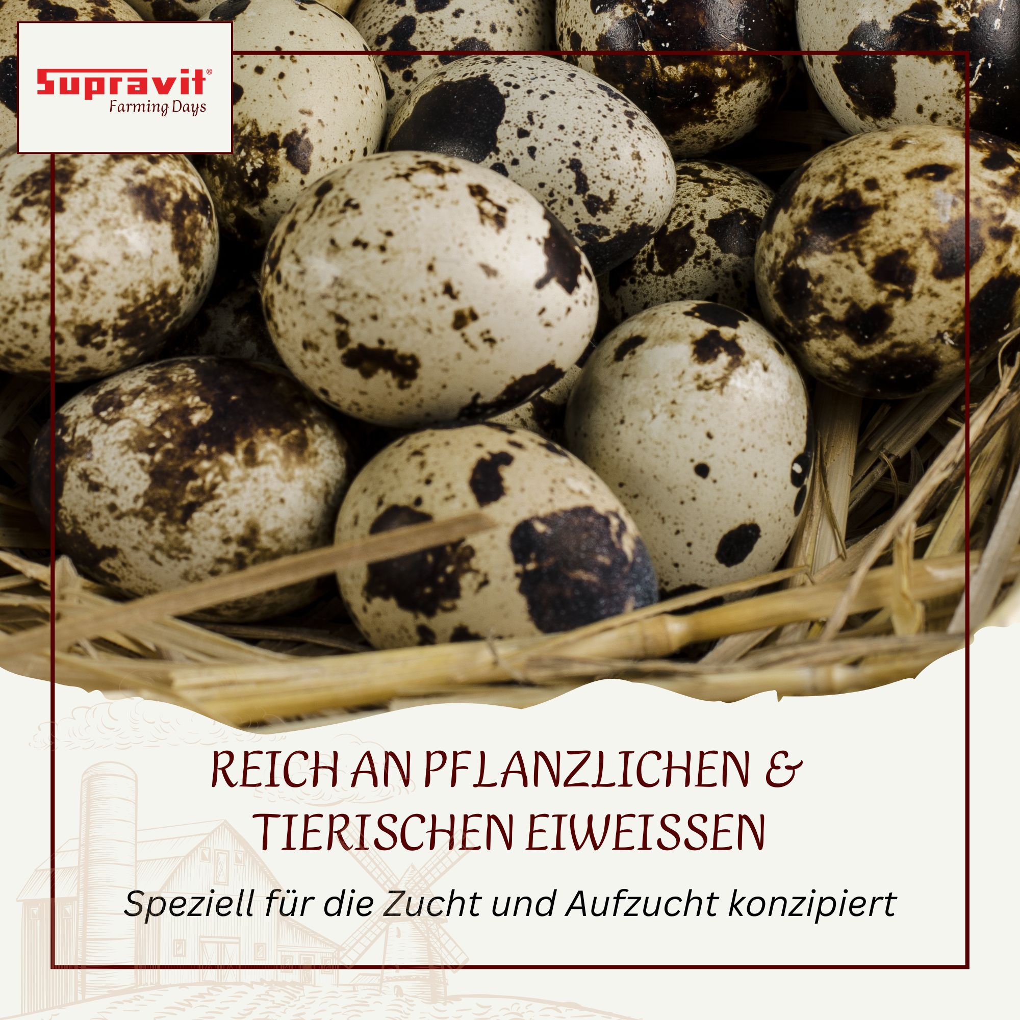 Supravit Aufzucht- & Eifutter für Geflügel