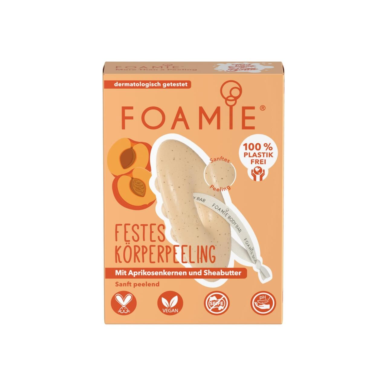 Foamie, Feste Duschpflege More Than a Peeling