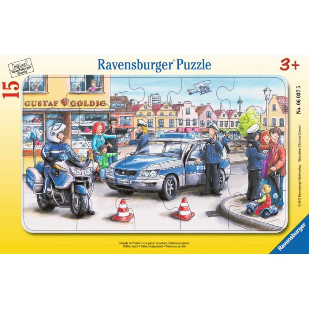 ravensburger Puzzle Polizei 15 Teile