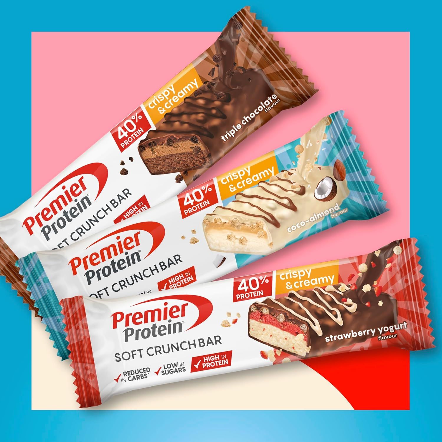 PREMIER PROTEIN Soft Crunch Bar 40%