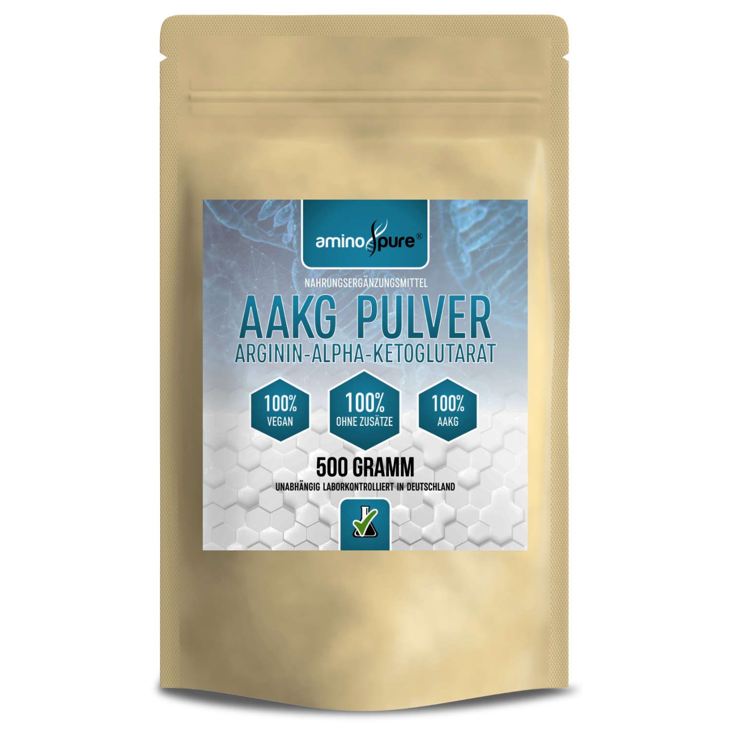 Naturalie Aakg Pulver (Arginin-Alpha-Ketoglutarat) vegan 500 g