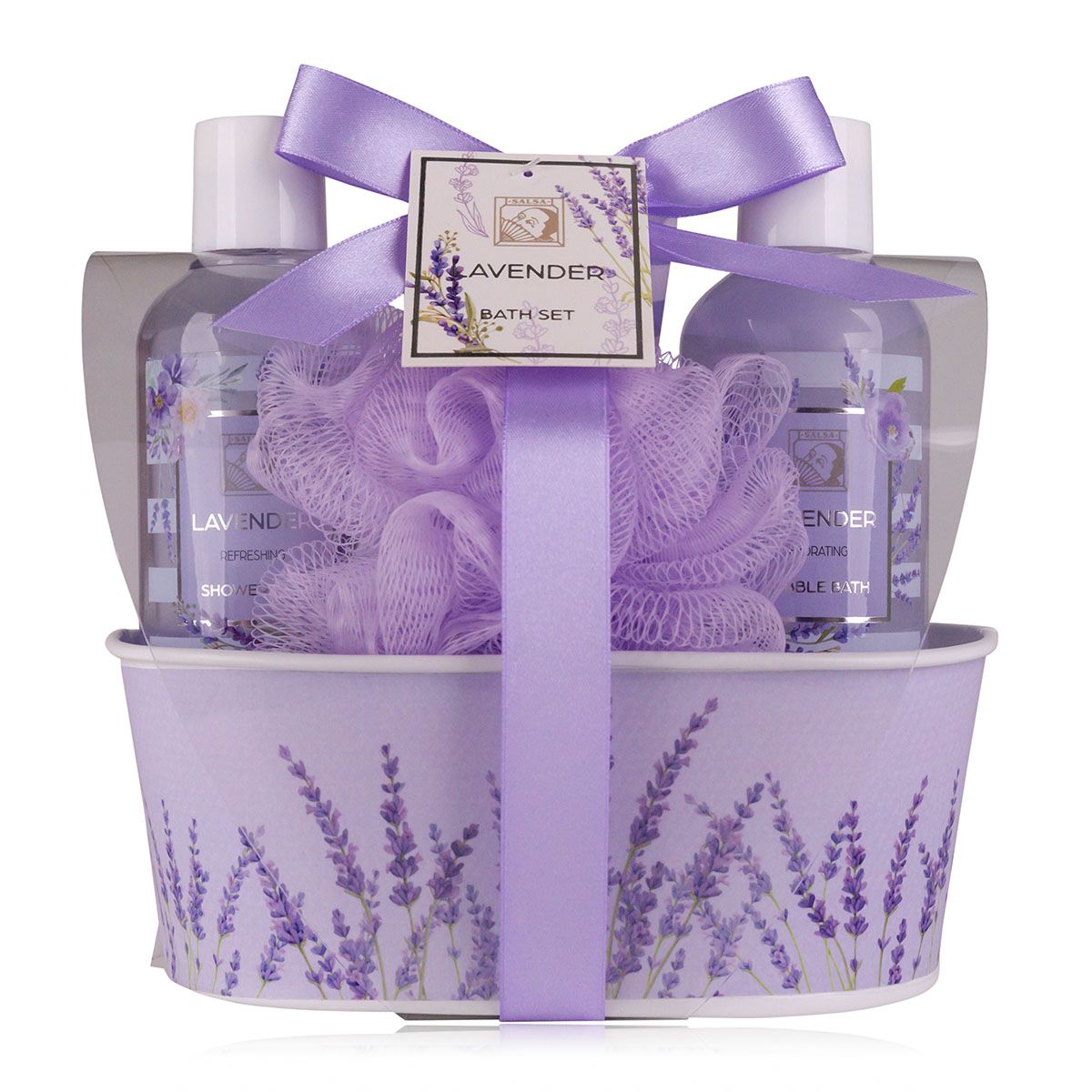 Geschenkset Badeset Pflegeset Wellness Damen Lavendel Geschenkidee