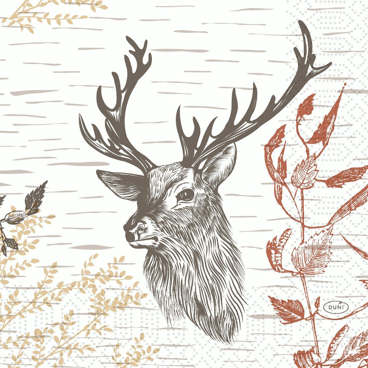 Wood & Deer 51076 5000 St Tücher