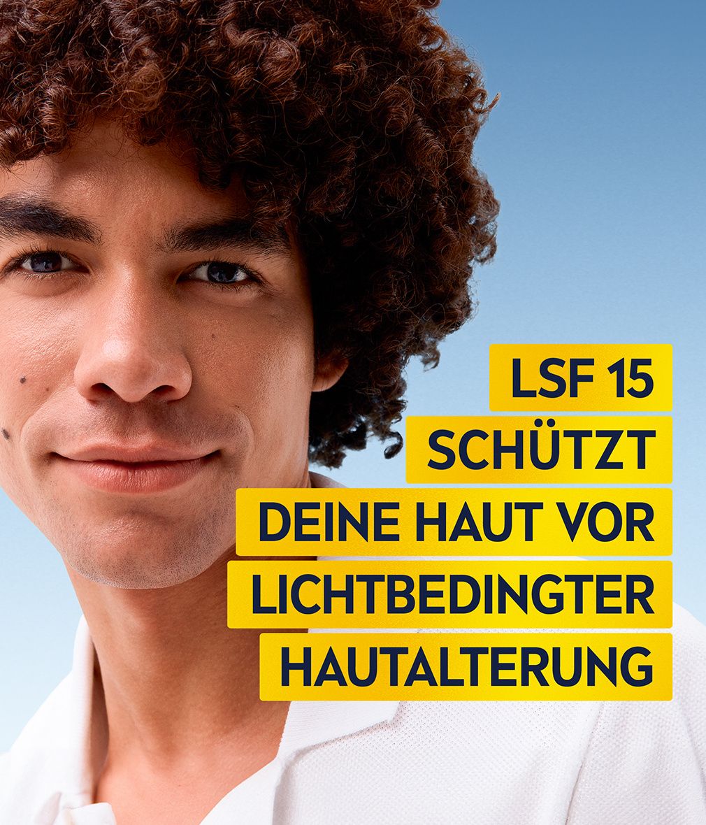NIVEA MEN sensitive Gesichtspflege Creme Kamillen Sonnenschutz LSF15