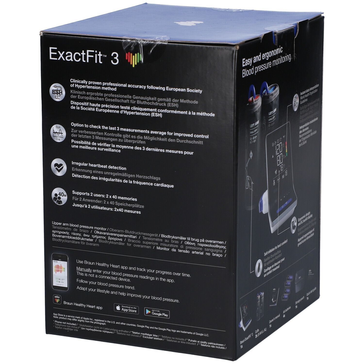 BRAUN Blutdruckmessgerät ExactFit™ 3 1 St - Shop Apotheke