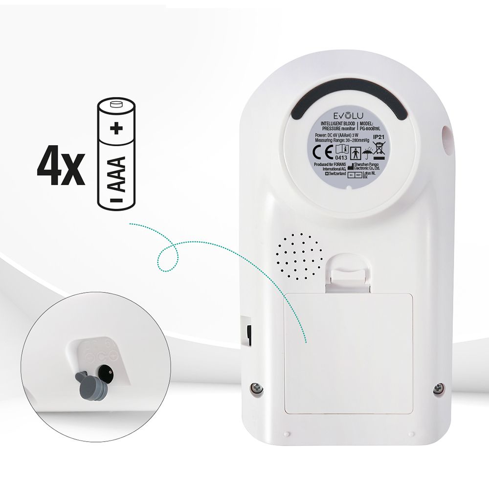 INTELLIGENT Oberarm-Blutdruckmessgerät - white edition