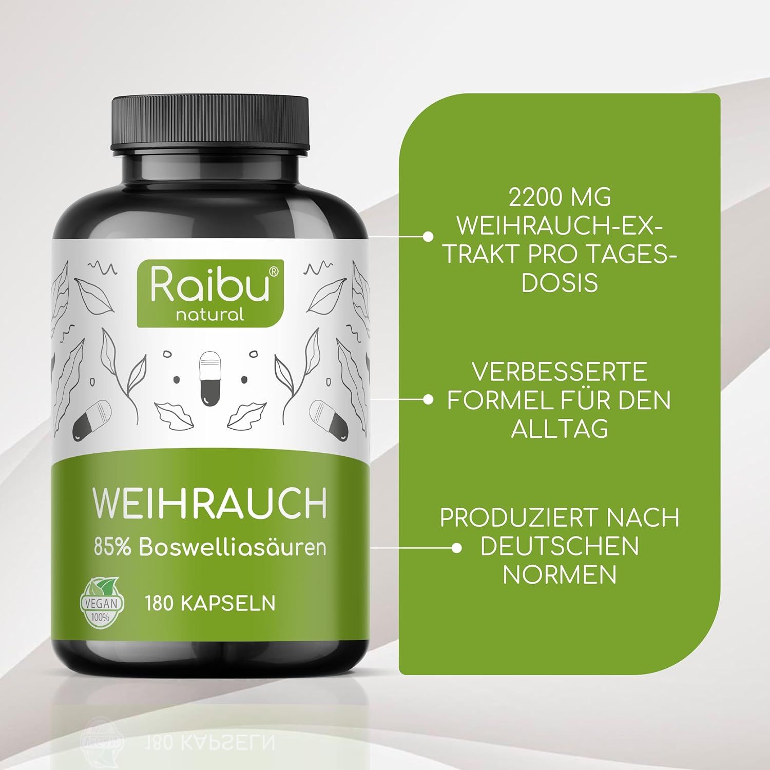 Weihrauch Kapseln Hochdosiert - RAIBU