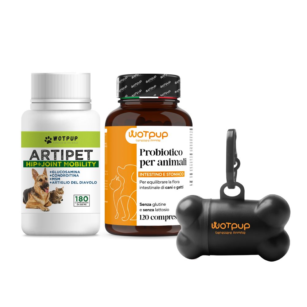 LA.GA PHARMA Offerta Combo PET – Fermenti Probiotici Cani + Articolazioni Artipet + Porta Sacchetti