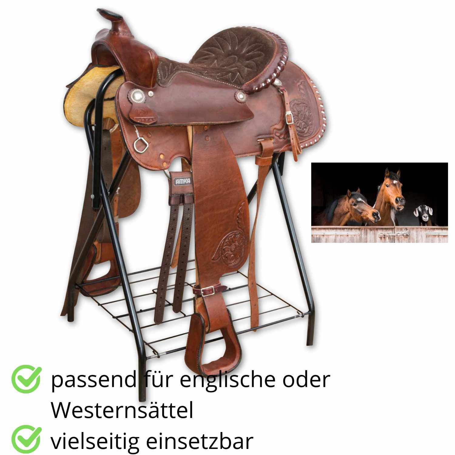 AMKA Sattelhalter SET