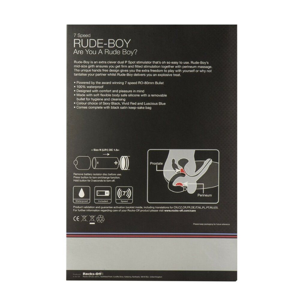 Rocks-Off - Rude Boy - Dual P-Spot Stimulator