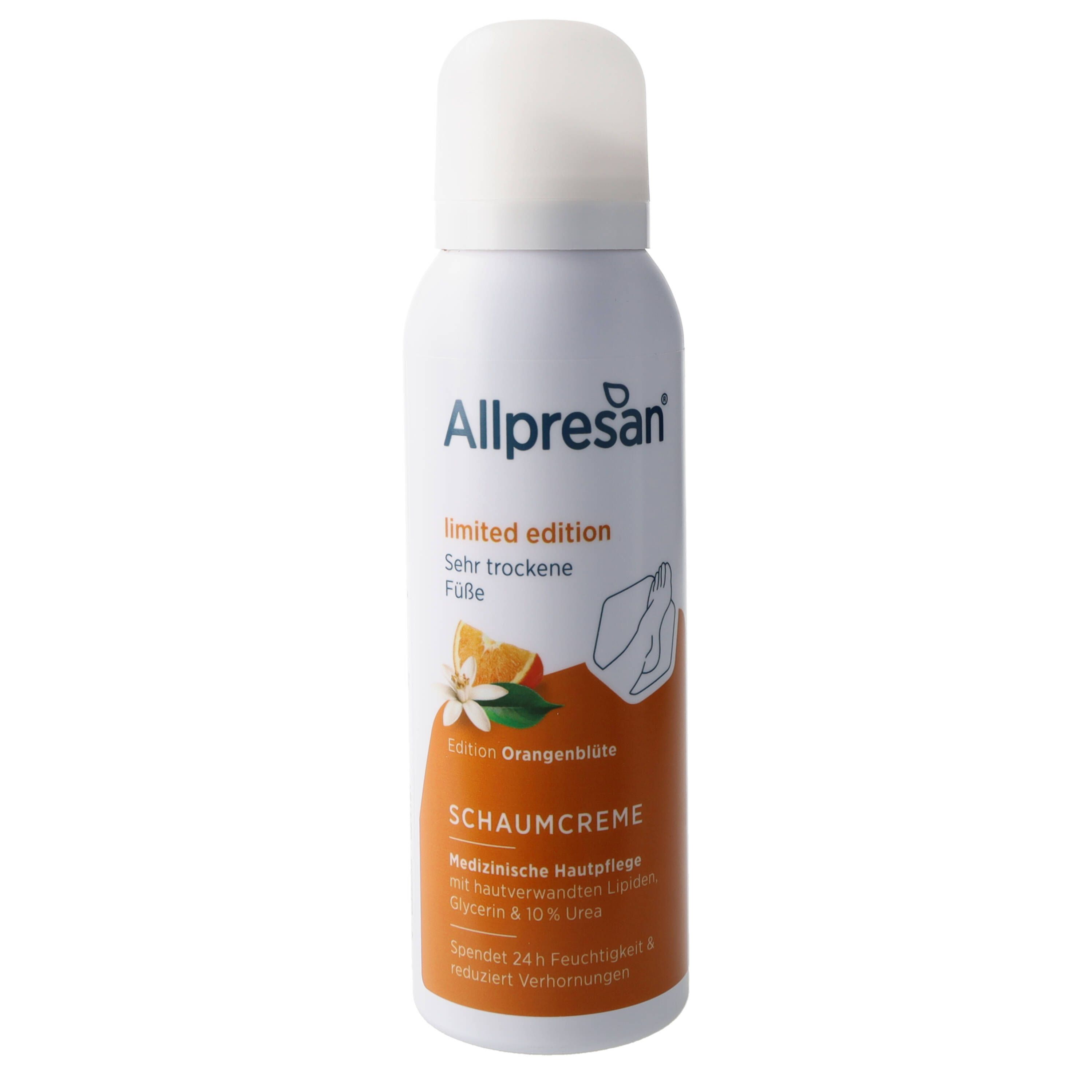 Allpresan Fuß Schaumcreme Ltd. Edition Orangenblüte