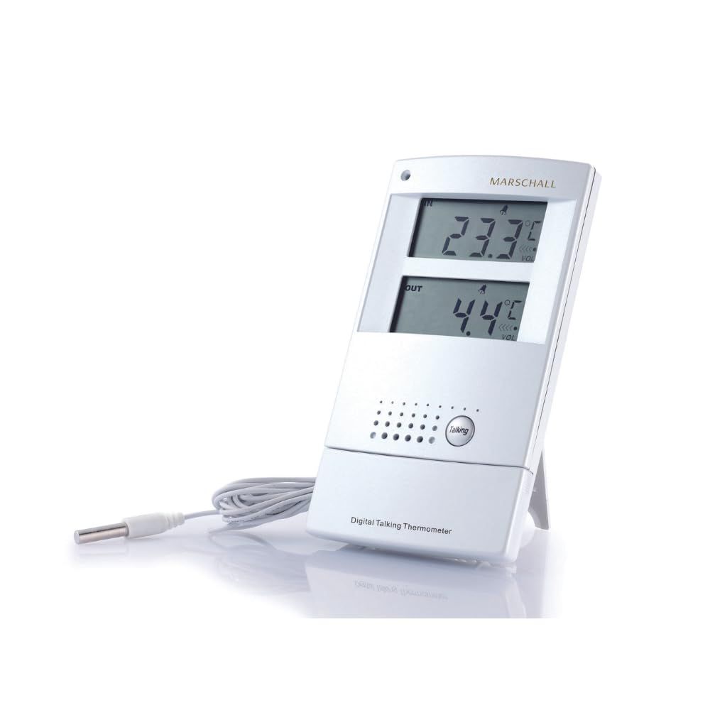 Marschall Versand Innen- und Außen-Thermometer mit Sprachausgabe