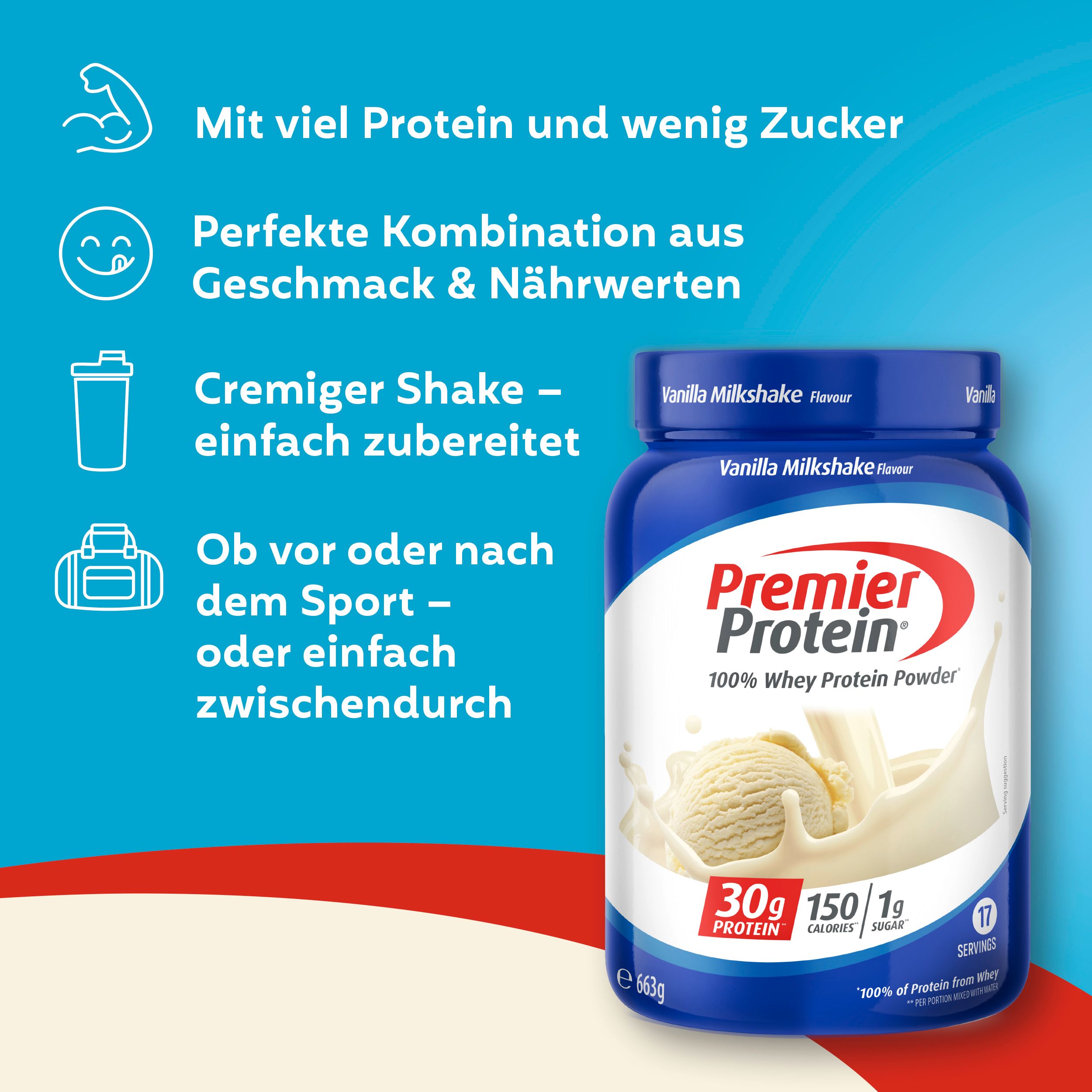 Premier Protein Whey 100% Protein Powder