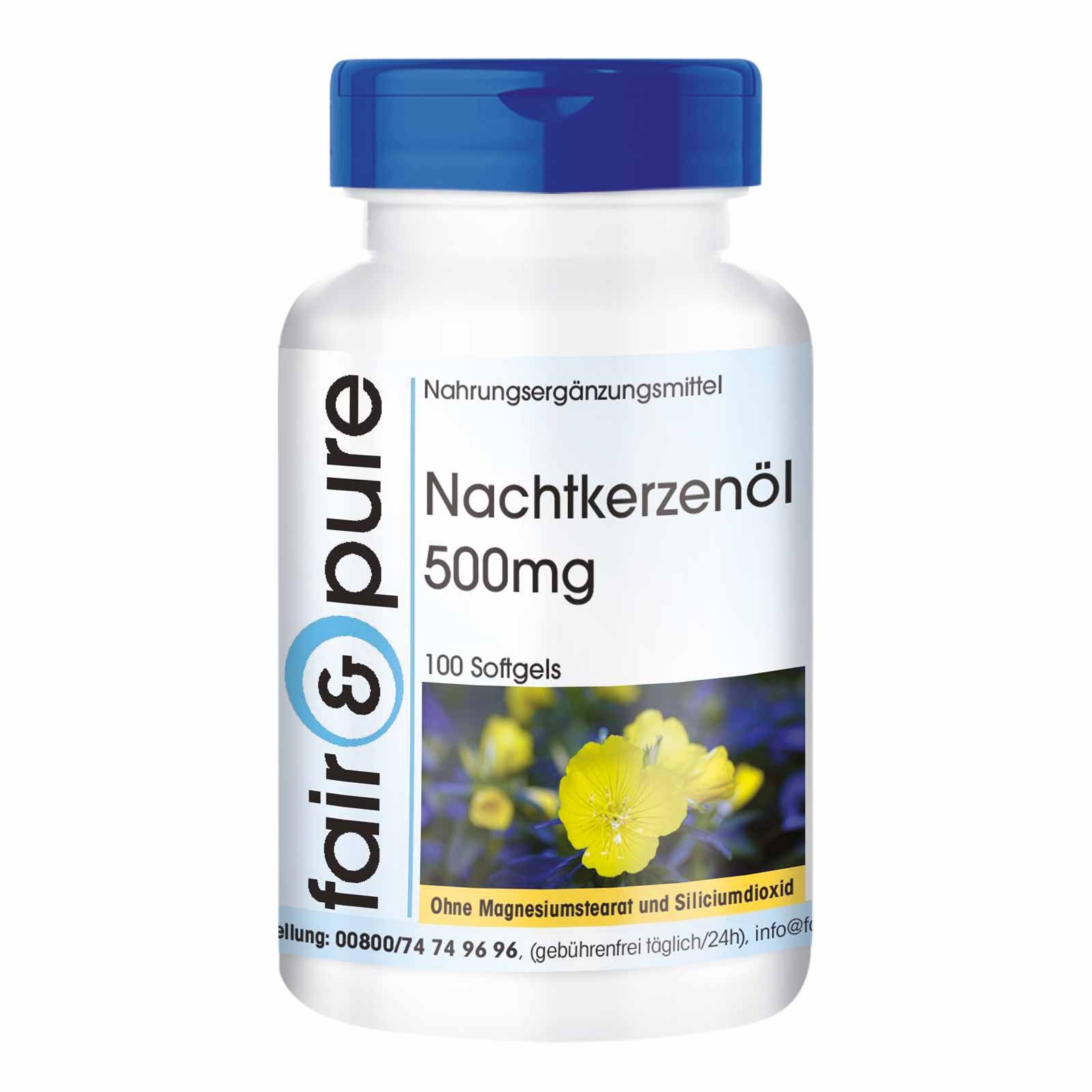 fair - pure | Nachtkerzenöl 500mg schluckfreundlich 100 St