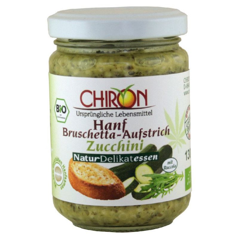 Chiron - Hanf-Bruschetta Zucchini
