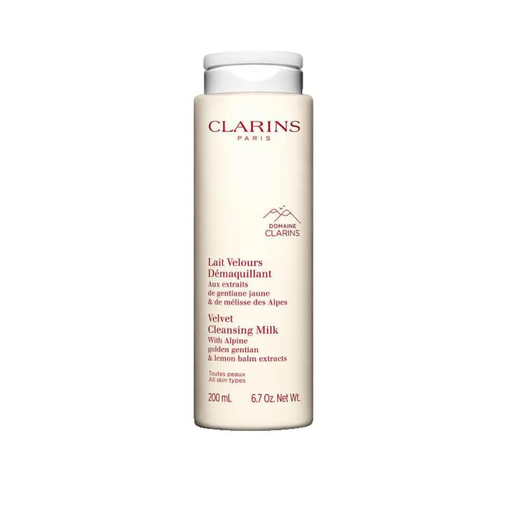 Clarins Lait Velours Démaquillant mit Gelber Enzian & Alpen-Melisse