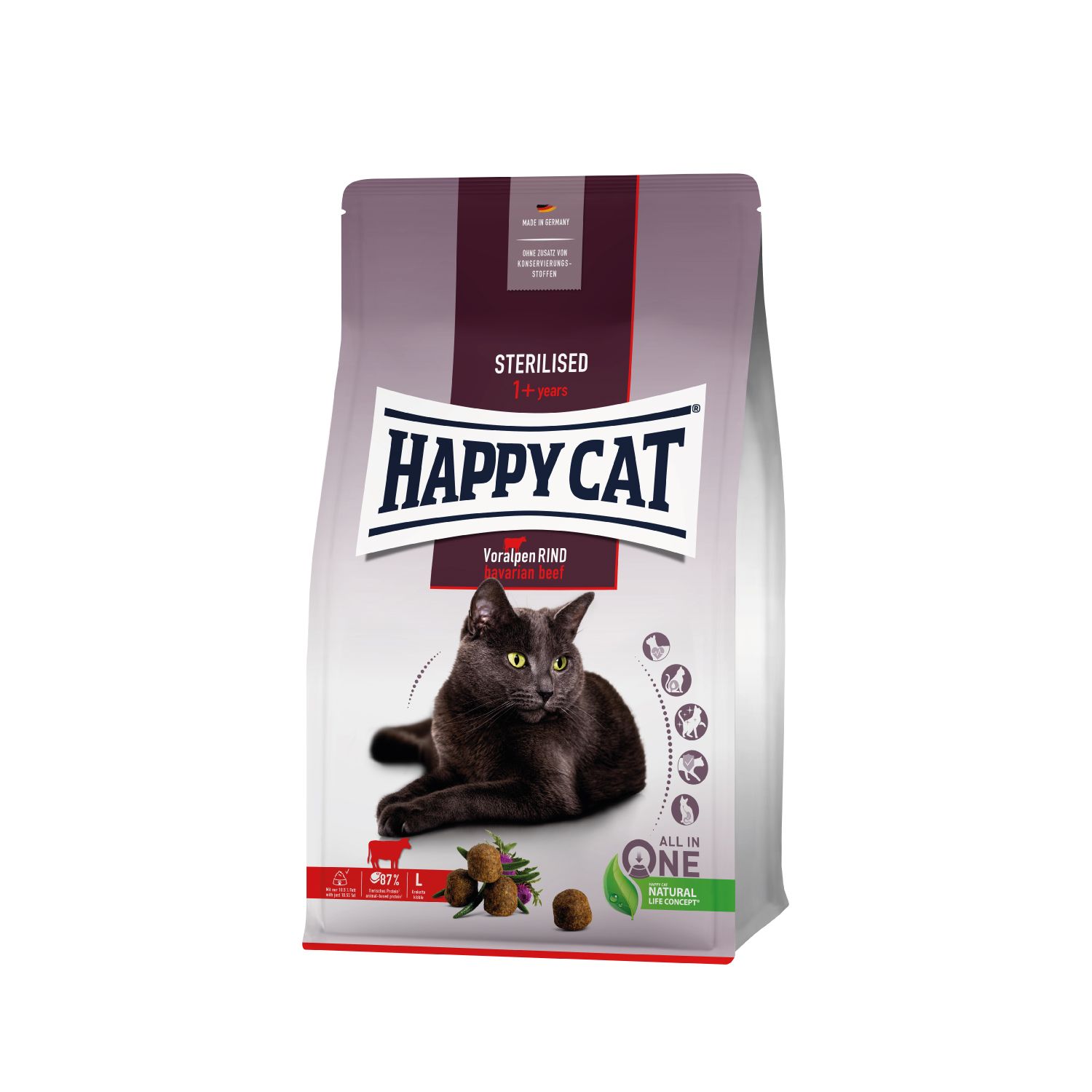 Happy Cat Sterilised Adult Voralpen Rind