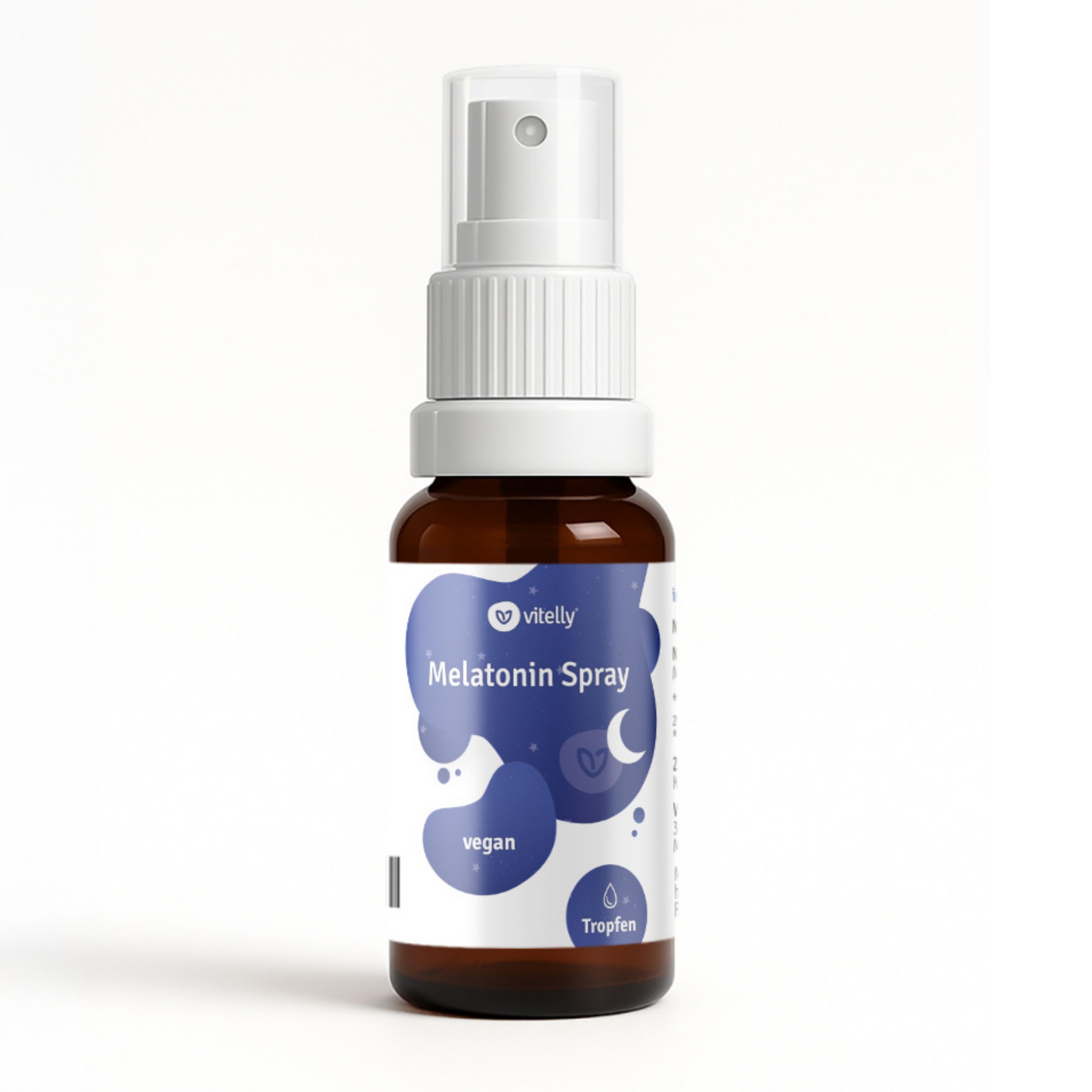 vitelly Melatonin Spray – hochdosiert & vegan 15 St Tropfen