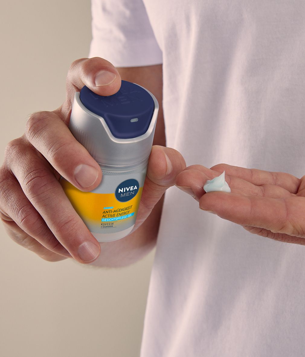 NIVEA MEN Active Energy Gesichtspflege Gel Anti-Müdigkeit Koffein Guarana