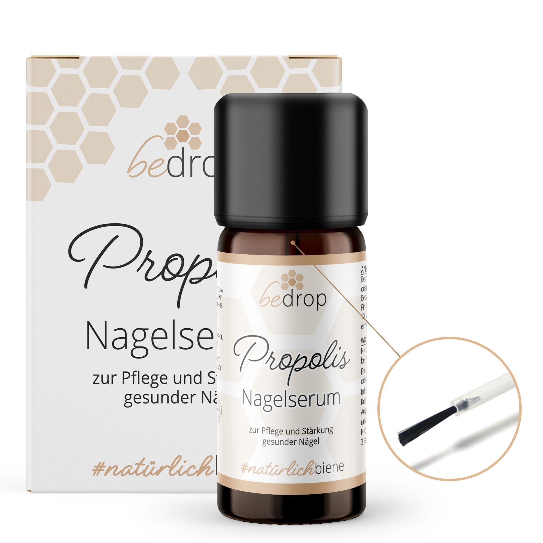 bedrop Propolis Nagelserum Nagelpflege mit hochdosiertem Propolis & 4 ätherischen Ölen 10 ml