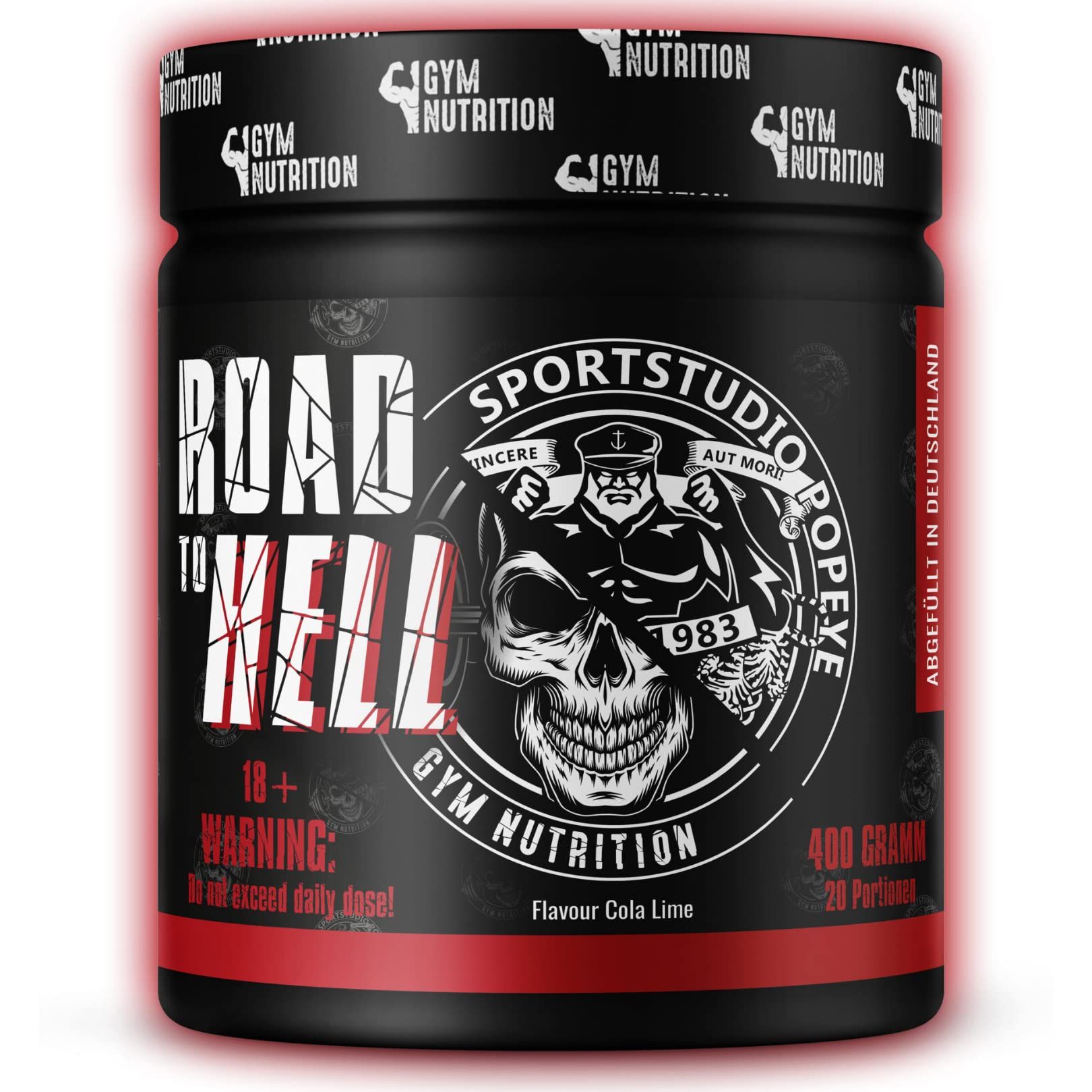 Gym Nutrition Road to Hell Pre Workout Pulver