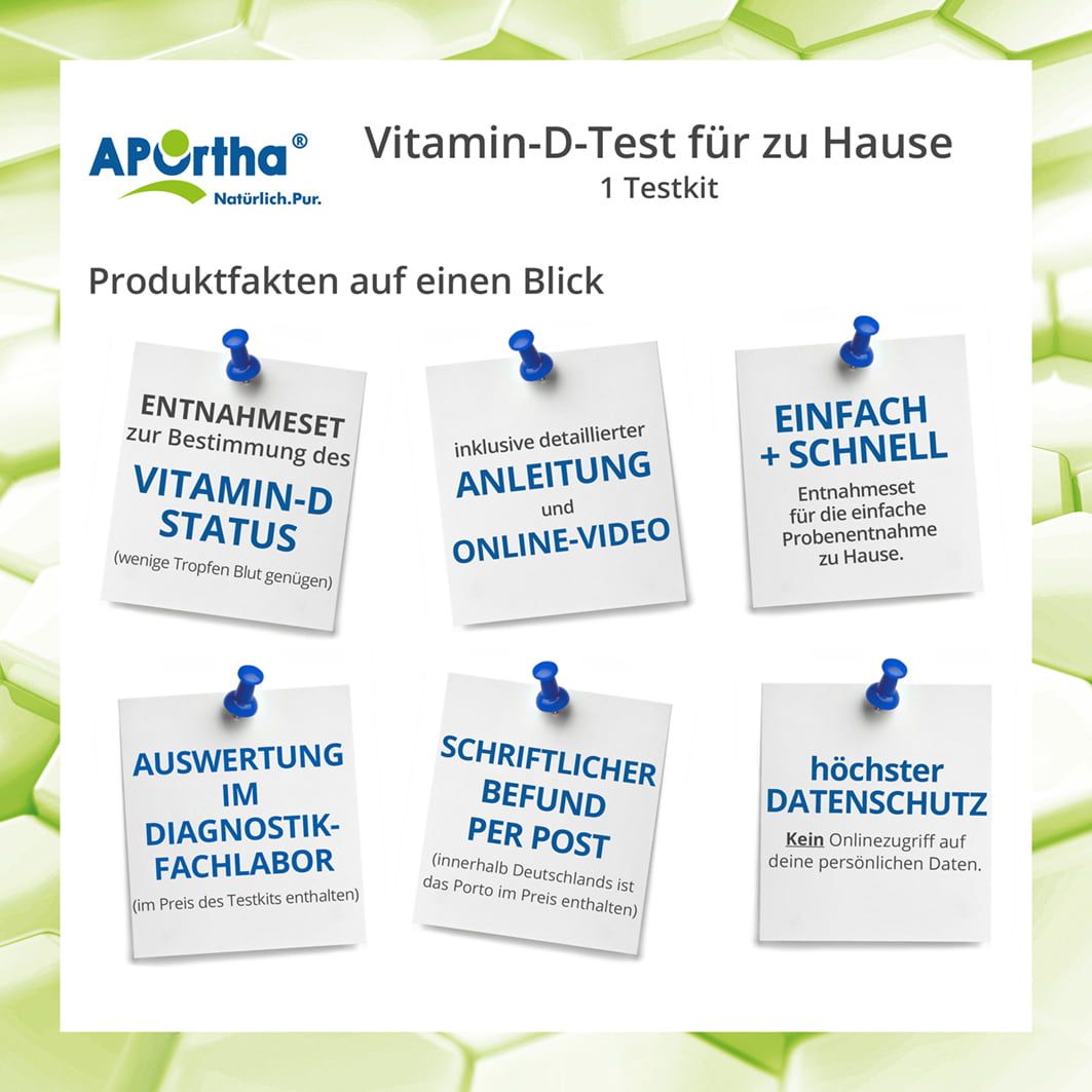 APOrtha® Vitamin-D-Test für zu Hause - Testkit 1 St Test