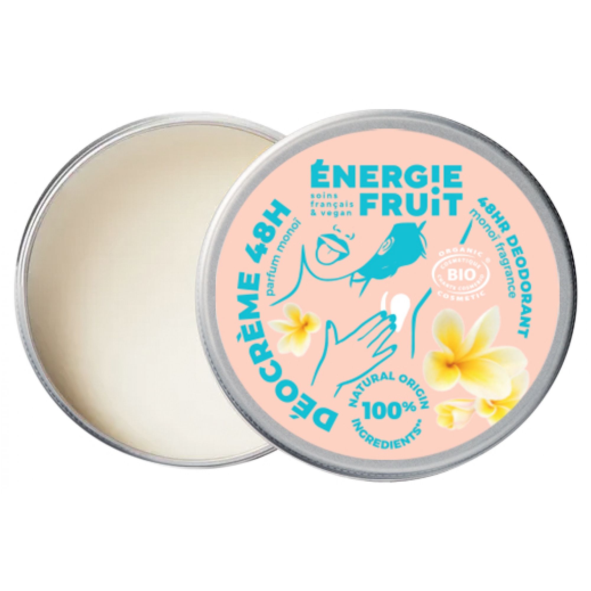 Energie Fruit Deocreme 48h Monoi Bio Ds 45 g Creme