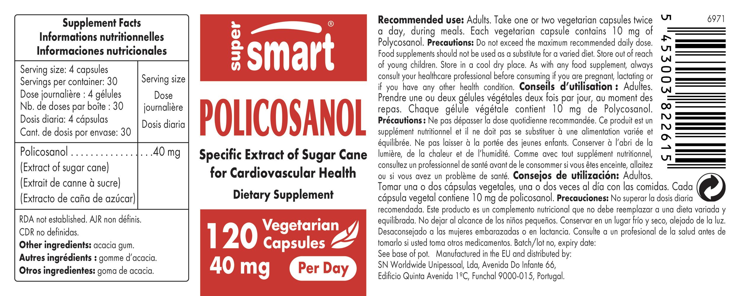 SuperSmart - Policosanol 120 St