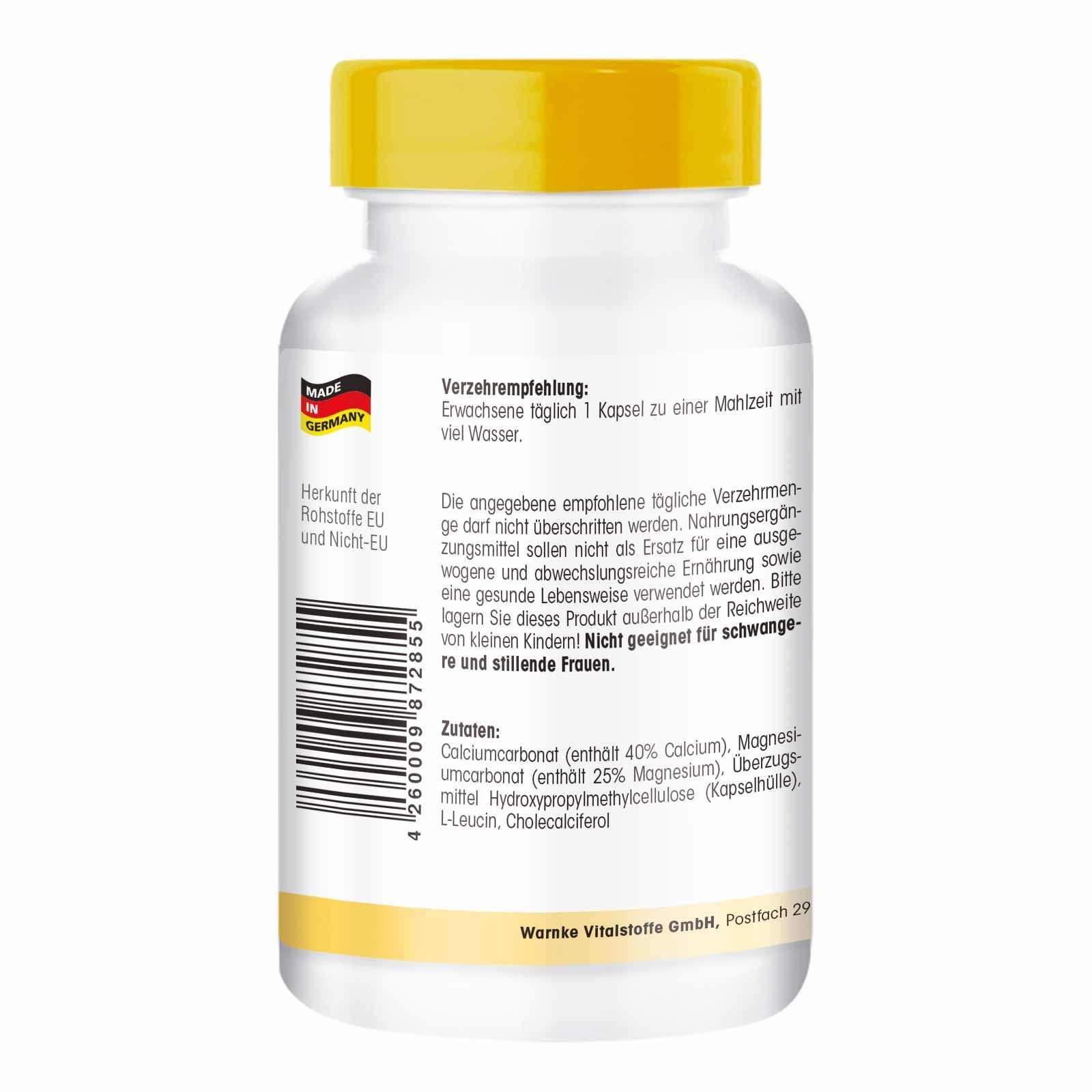 Warnke Vitalstoffe | Calcium Komplex & D3