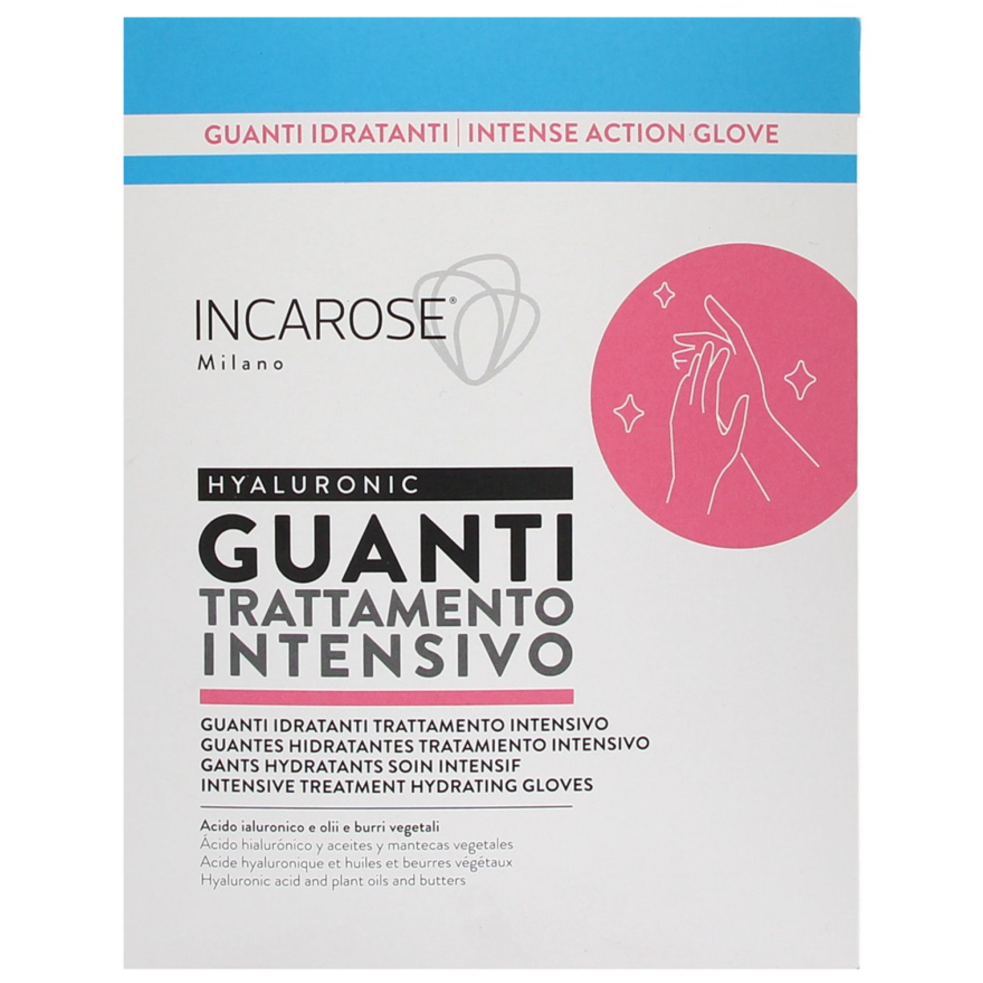Incarose Extra Pure Hyaluronic Hydrating Handschuhe Intensivpflege 13x0,3x16,8 cm