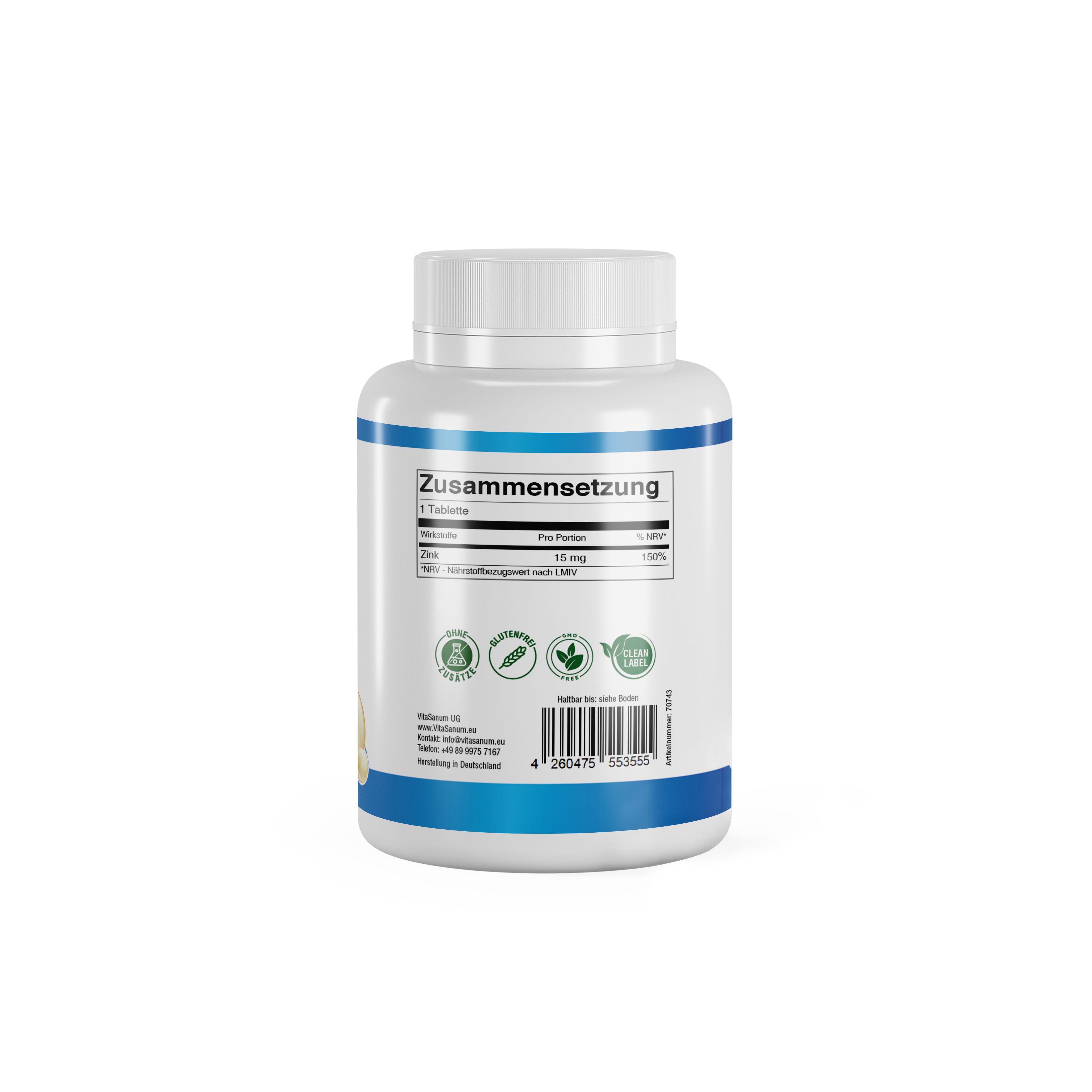 VitaSanum® - Zink (Picolinat) 150 St Tabletten