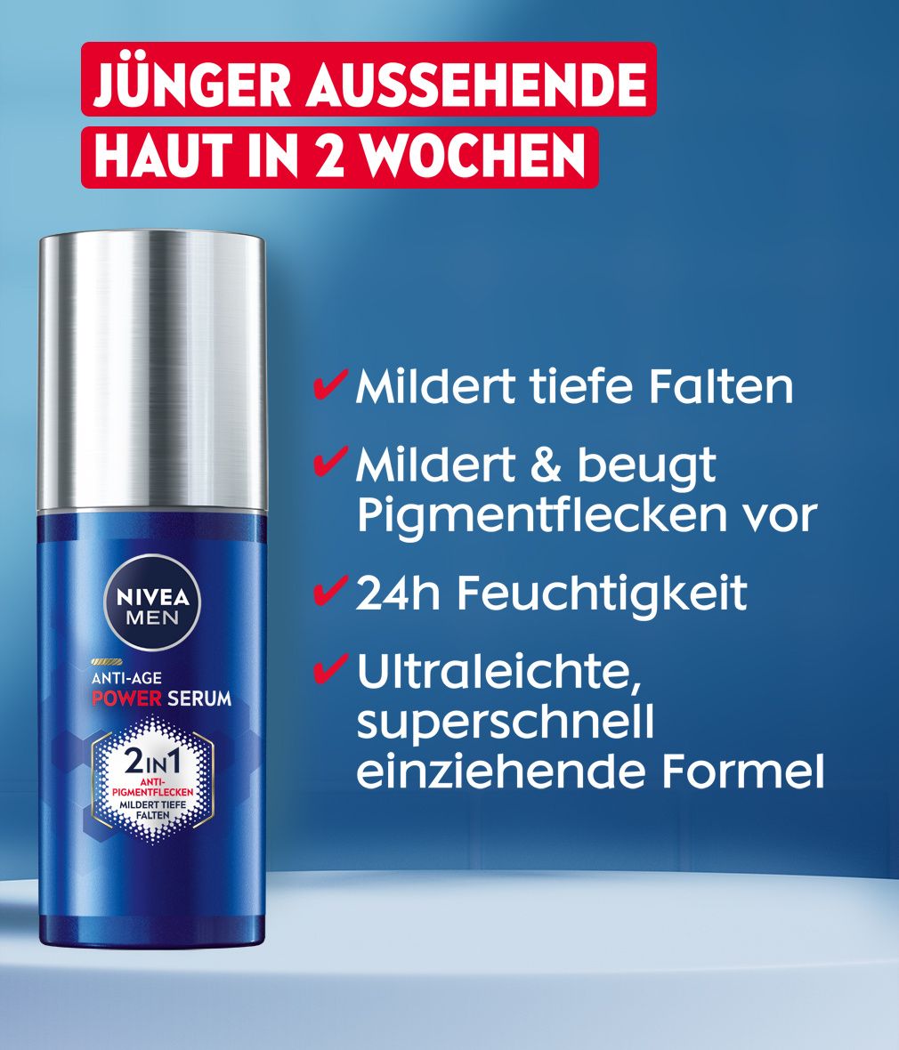 NIVEA MEN Anti-Age Hyaluron 2in1 Power Serum