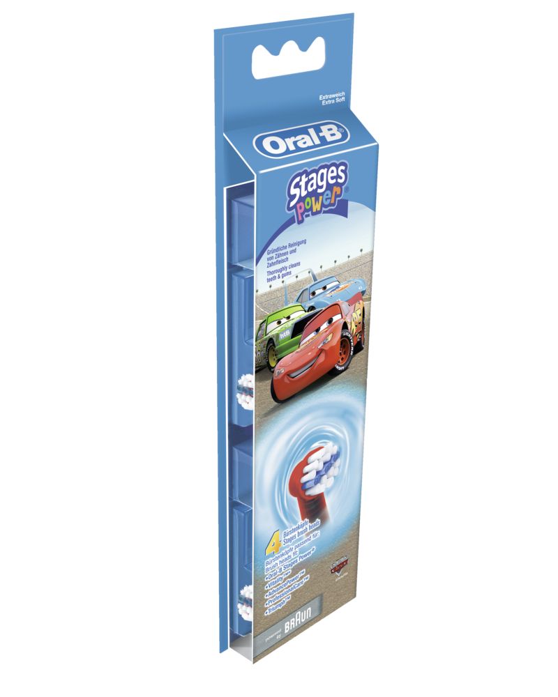 Oral-B - Aufsteckbürsten "Stages Power - Cars"