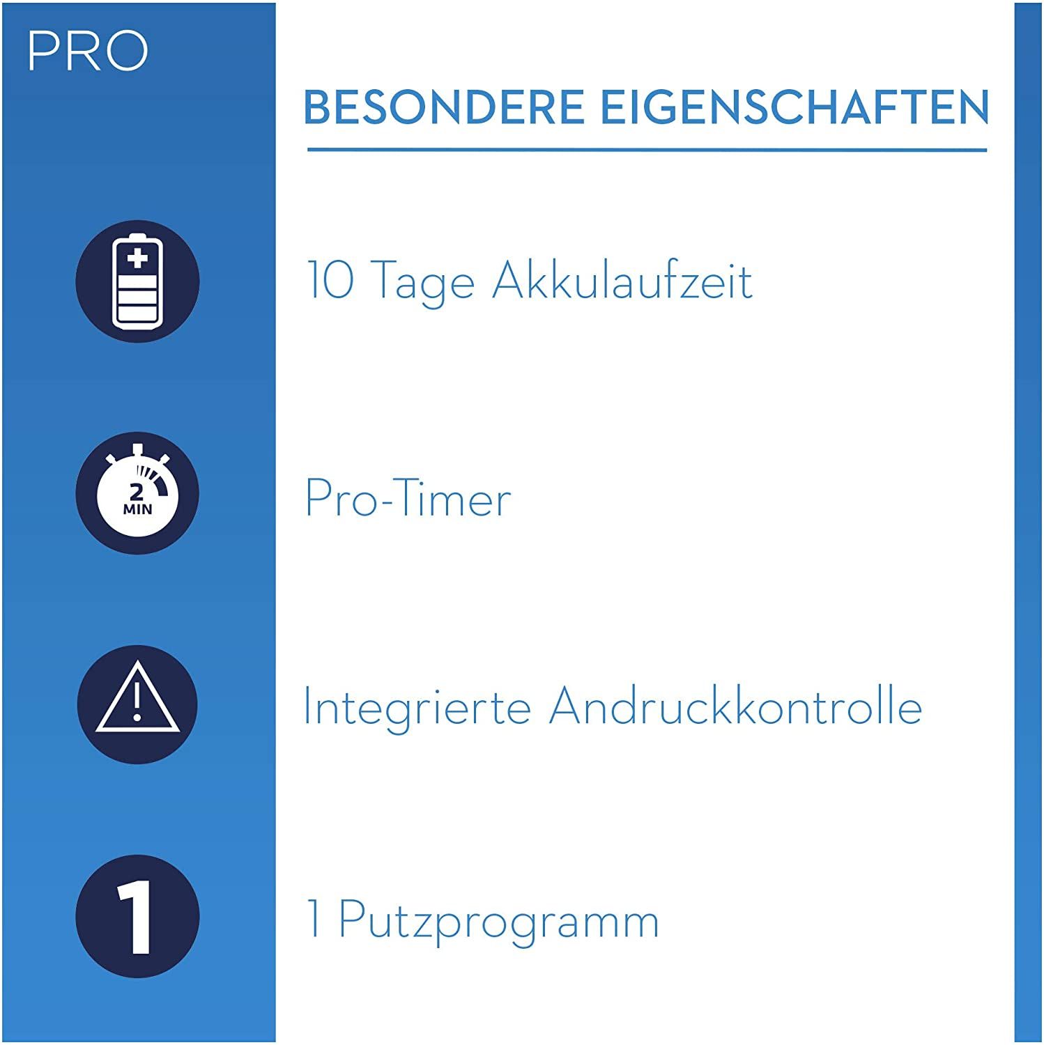 Oral-B - Elektrische Zahnbürste "PRO 750 + Reiseetui - Black Edition" in Schwarz