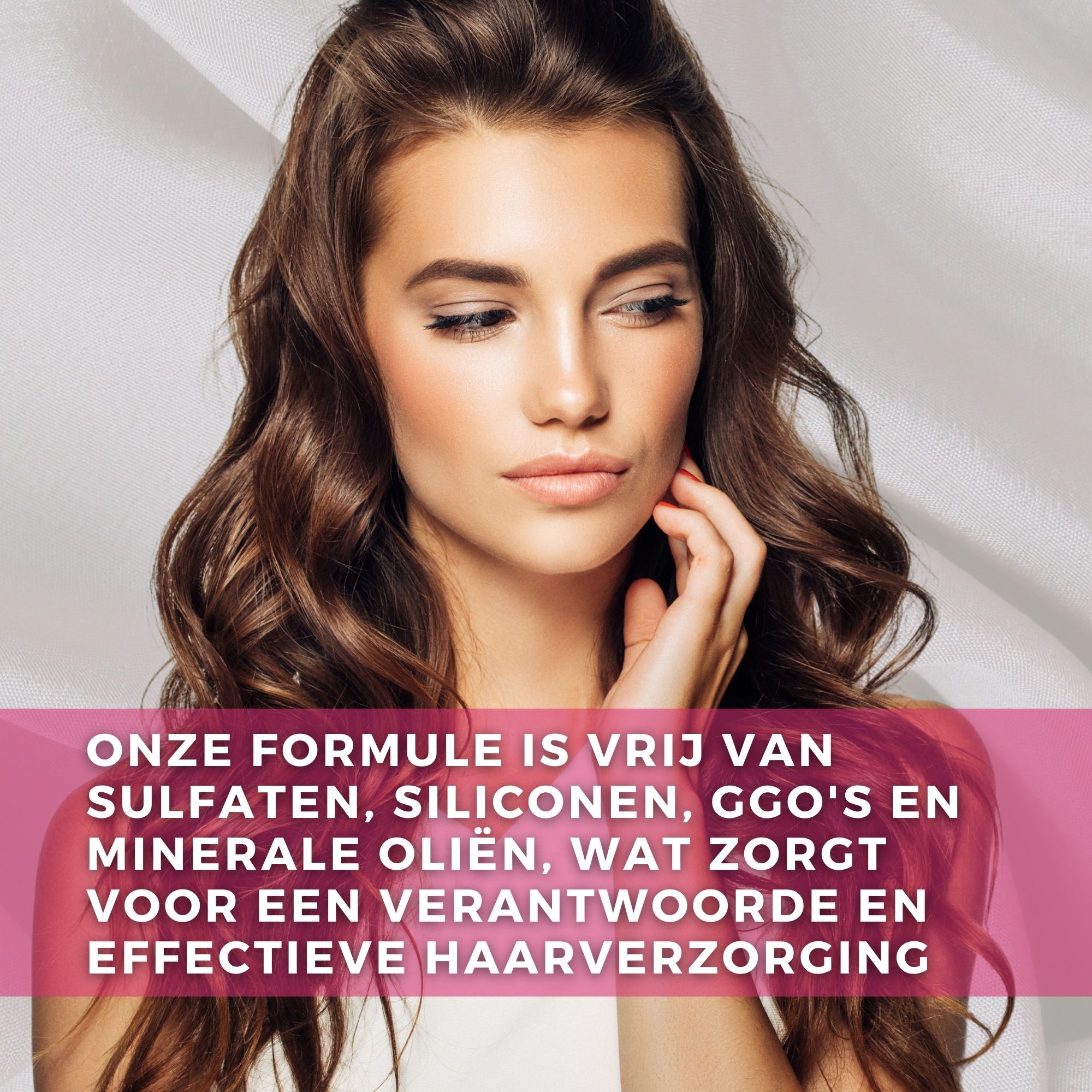 Instructies voor het gebruik van shampoo. 3 stappen: aanbrengen, masseren, uitspoelen. Pro-tips.