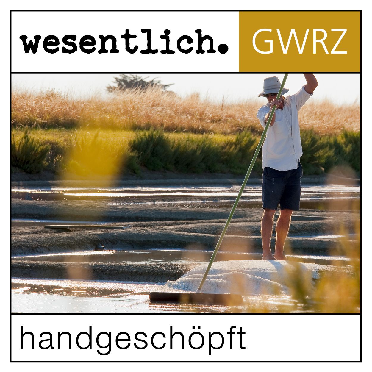 Salzflocken von wesentlich.