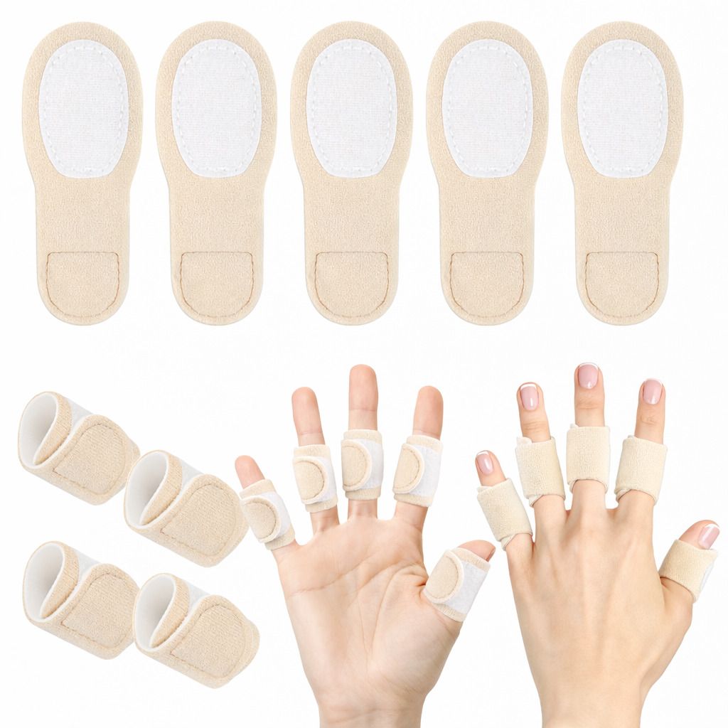 COOL-i Fingerbandage 10er Set, verstellbare Baumwoll-Fingerwickel, weich & wiederverwendbar 1 Pc Bandage(s)