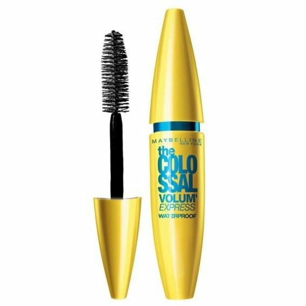 Maybelline The Colossal Volume Express wasserfeste Mascara in Gelb.