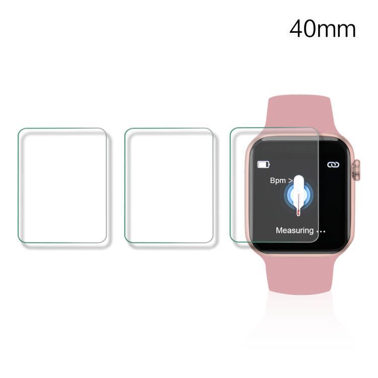 Platyne 3er-Set Schutzfolien für Apple Watch 40 mm